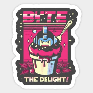 Byte the Delight! Sticker